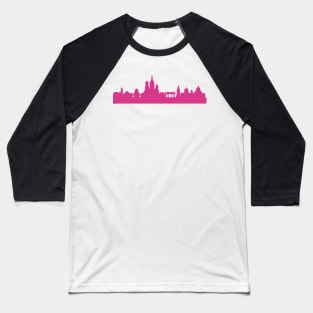 Saint Petersburg skyline pink Baseball T-Shirt